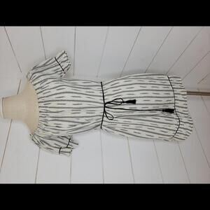 Just Living Black and White Mini Dress